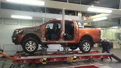Ford Ranger na bancada Celette Griffon XL