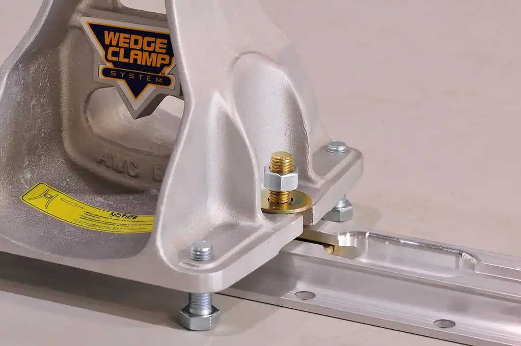 WedgeClamp Low profile rail web